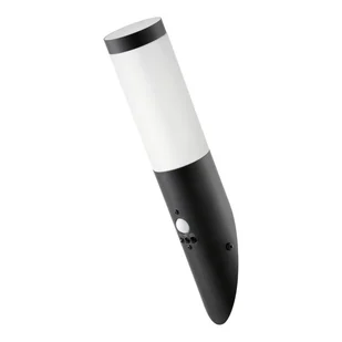 Elstead Lighting Kinkiet Hollis 1 x 15 W E27 z czujnikiem ruchu czarny - Lampy ogrodowe - miniaturka - grafika 1