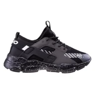 Sneakersy damskie - Dziecięce Sneakersy BEJO SLIKTER JR M000162088 – Czarny - miniaturka - grafika 1