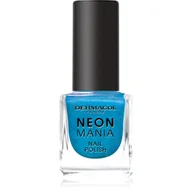 Lakiery do paznokci - Dermacol Neon Mania lakier do paznokci odcień 6 Azure Aqua 5 ml - miniaturka - grafika 1