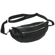 Nerki - Saszetka Na Pas Biodrówka Superlekka Kompaktowa Nerka Jennifer Jones Na Spacery, Podróże CZARNA 3153 33 x 9 x 16 [cm] - miniaturka - grafika 1