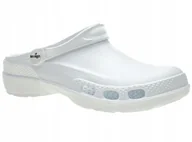 Klapki i japonki męskie - Lekkie chodaki medyczne Doctor Lemigo biały r. 38 - miniaturka - grafika 1