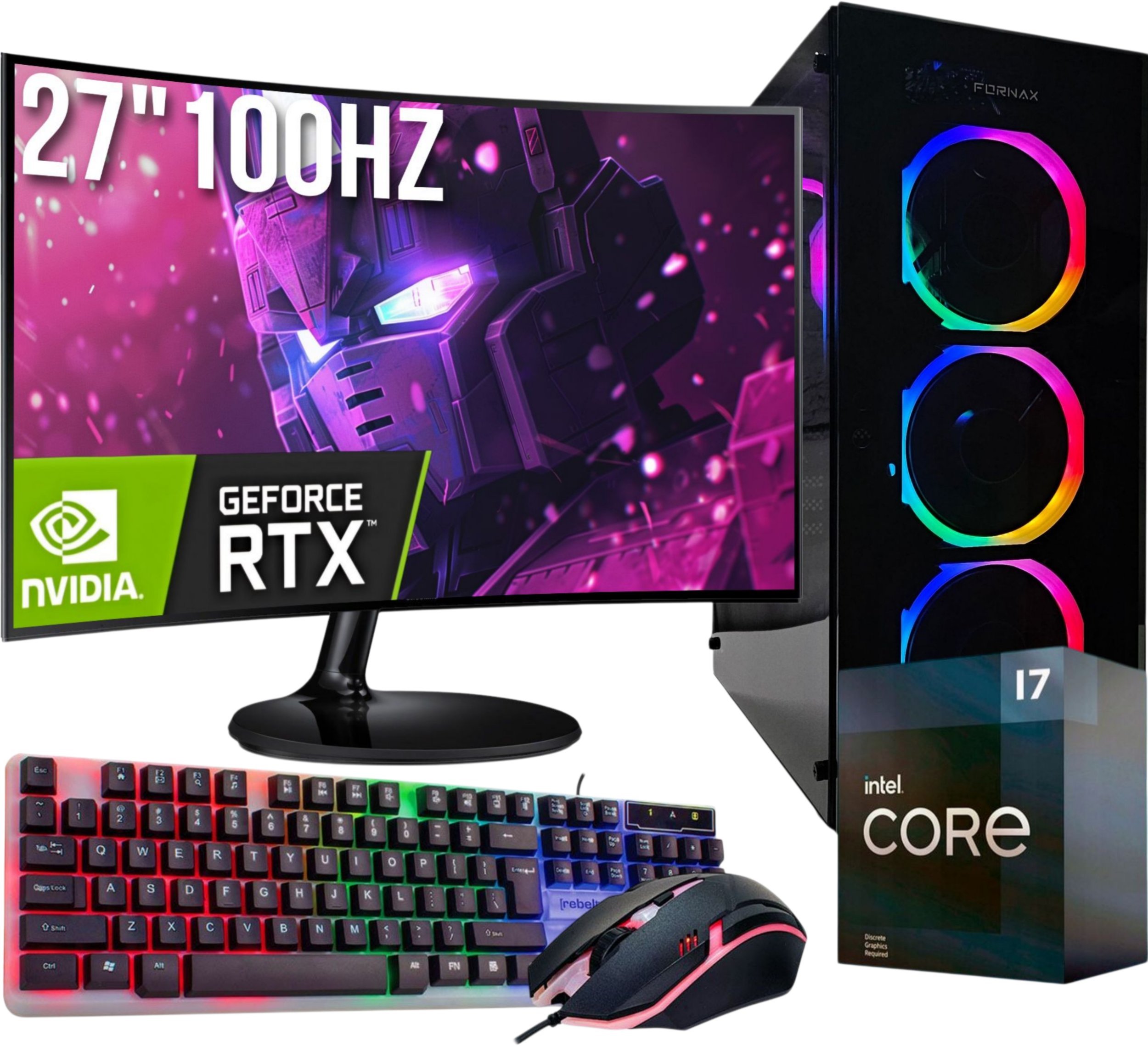 Komputer Adronix ZESTAW GAMINGOWY I7 32GB RTX 5060 8GB +MONITOR 27