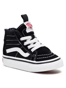 Vans Sneakersy Sk8-Hi Zip VN000XG5Y281 Czarny - Buty dla dziewczynek - miniaturka - grafika 1