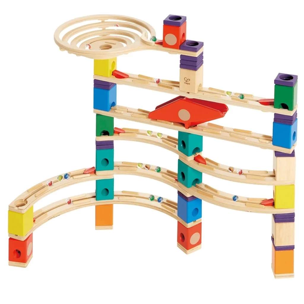 Hape Quadrilla Wooden Marble Court Xcellerator 136dlg. E6007