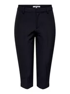 Spodnie sportowe damskie - ONLY Spodnie capri Gitta 15349571 Czarny Slim Fit - miniaturka - grafika 1