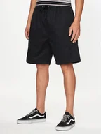 Spodenki męskie - Converse Szorty sportowe M Woven Short 10024609-A01 Czarny Regular Fit - miniaturka - grafika 1