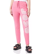 Spodnie damskie - Love Moschino Regularne Fit Jogger Spodnie Damskie Casual, Fuksja, 44 - miniaturka - grafika 1