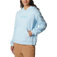 Odzież trekkingowa damska - Bluza trekkingowa damska Columbia Logo III French Terry - miniaturka - grafika 1