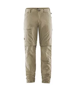 Spodnie męskie - FJÄLLRÄVEN Fjallraven męskie spodnie sportowe typu travellers Mt Zip-off Trs M beżowy jasnobeżowy 52 84755 - grafika 1