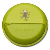 Lunch boxy - Carl Oscar Carl Oscar BIG SnackDISC 5 komorowy obrotowy pojemnik na przekąski Lime Monkey 7350071501467 - miniaturka - grafika 1