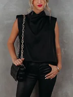 Bluzki damskie - LA Angels Bluzka w kolorze czarnym - miniaturka - grafika 1