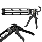 Pistolety do silikonu - Wyciskacz pistolet do silikonu kartuszy kleju Mocny Wytrzymały Bauhus - miniaturka - grafika 1