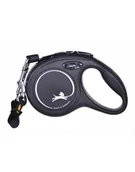Smycze dla kotów - Flexi Flexi Smycz automatyczna FLEXI NEW CLASSIC CAT XS linka 3 m czarna - miniaturka - grafika 1
