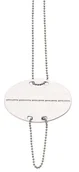 Naszyjniki męskie - Mil-Tec Łańcuszek Markowy BW - miniaturka - grafika 1