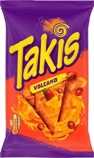 Takis Questo Vulcano Chipsy Pikantne Przekąska Intensywny Ostry Smak 90g - Chipsy - miniaturka - grafika 1