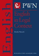 Pozostałe języki obce - Wydawnictwo Naukowe PWN English in Legal Context - Monika Takeuchi - miniaturka - grafika 1