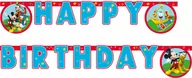Urodziny dziecka - Baner urodzinowy Happy Birthday Myszka Mickey - 1 szt. - miniaturka - grafika 1