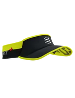 Czapki i chusty sportowe damskie - COMPRESSPORT Daszek biegowy ULTRALIGHT VISOR V2 FLASH black/fluo yellow - miniaturka - grafika 1