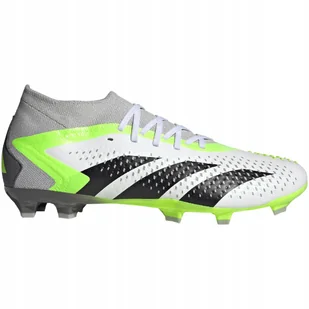Buty piłkarskie adidas Predator Accuracy.2 FG biało-szare GZ0028 40 2/3 - Piłka nożna - miniaturka - grafika 1