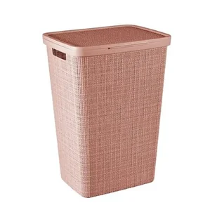 Kosz na bieliznę - różowy - Kosze na bieliznę - miniaturka - grafika 1