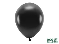 Balony i akcesoria - PartyDeco "Balony Eco 30cm metalizowane, czarny (1 op. / 100 szt.)" - miniaturka - grafika 1