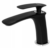 Baterie umywalkowe - Tony Czarna Bateria Umywalkowa Kran Łazienkowa - miniaturka - grafika 1