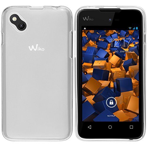 mumbi etui kompatybilne z Wiko Sunny Handy Case etui na telefon komórkowy, przezroczyste białe