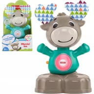 Zabawki interaktywne dla dzieci - Fisher Price Linkimals Interaktywny Łoś Mluvici Los Po Czesku 25 Reakcji 9M - miniaturka - grafika 1