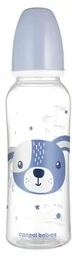Canpol Butelka wąska 250ml 11/841blu - Butelki dla niemowląt - miniaturka - grafika 1