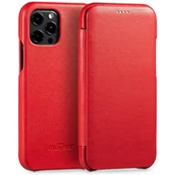 Etui i futerały do telefonów - moVear flipSide S - Skórzane etui do Apple iPhone 12 Mini (5.4") | Pokrowiec slim case, Skóra naturalna nappa (Czerwony) - miniaturka - grafika 1