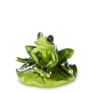Figurki dekoracyjne - Figurka ART-POL Żaba,zielona, 6x8x8 cm - miniaturka - grafika 1