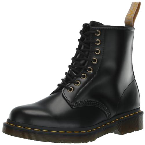 Dr. Martens Damskie wegańskie 1460 klasyczne kozaki, czarny norfolk mieszkanie, 37 eu