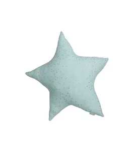 Muzpony - Poduszka w kształcie gwiazdy,Blink Mint - Kołdry i poduszki dla dzieci - miniaturka - grafika 1