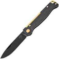 Noże - Nóż składany Boker Plus Atlas Stonewash Brass - Black - miniaturka - grafika 1