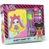 Figurki dla dzieci - Pamiętnik Lol Surprise Futerkowy + Naklejki Brokat - miniaturka - grafika 1