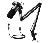 Mikrofony komputerowe - Maono PD200XS Przewodowy Dynamiczny Czarny - miniaturka - grafika 1