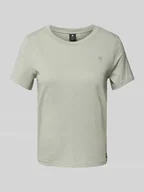 Koszulki i topy damskie - T-shirt z detalami z logo model ‘Front seam’ - miniaturka - grafika 1