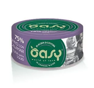 Oasy Oasy Kot More Love Tuńczyk i kalmary puszka 70g - Mokra karma dla kotów - miniaturka - grafika 1