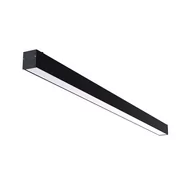 Lampy sufitowe - Nowodvorski Liniowa lampa sufitowa do korytarza OFFICE PRO LED 150cm 3000K czarny 10213 - miniaturka - grafika 1