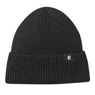 Czapki dla dzieci - Dziecięca czapka z merino Reima Reissari black - 56/58 cm - miniaturka - grafika 1
