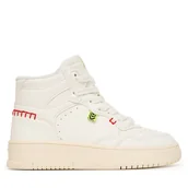 Buty dla dziewczynek - Sneakersy Geox J Lestrella J56NLA 000BC C1000 S Biały - miniaturka - grafika 1