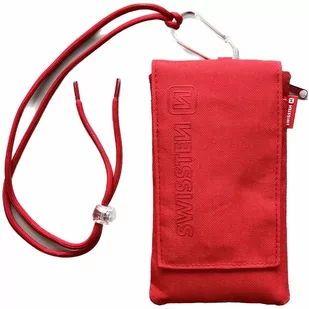 SWISSTEN Czerwone Etui saszetka na telefon 6,8” POCKET - Torby fotograficzne i futerały - miniaturka - grafika 4