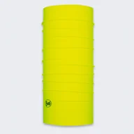 Czapki i chusty sportowe damskie - Chusta wielofunkcyjna Buff Safety Original EcoStretch Solid Yellow Fluor - miniaturka - grafika 1