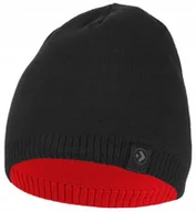 Czapki męskie - Dwustronna Czapka Męska Moraj Dcm1200-002 Czarny/Czerwony - miniaturka - grafika 1