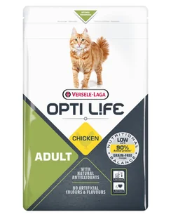 VERSELE-LAGA Opti Life Cat Adult Chicken 1 kg dla kotów dorosłych - - Sucha karma dla kotów - miniaturka - grafika 1