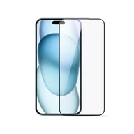 Szkła hartowane na telefon - Szkło hartowane z czarną ramką 2.5D Anti-Blue Light Dustproof na iPhone 15/16 JOYROOM - miniaturka - grafika 1