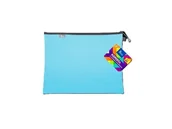 Długopisy - KOPERTA Z SUWAKIEM METALOWYM A5 26x20,5 CM NIEBIESKA TETIS - miniaturka - grafika 1