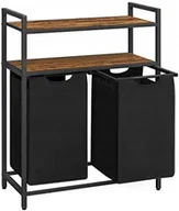 Szafki łazienkowe - Loftowa szafka łazienkowa z 2 koszami na pranie S3-B96 - miniaturka - grafika 1