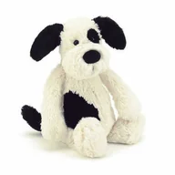 Maskotki i pluszaki - Jellycat MASKOTKA Kremowo-Czarny Łaciaty Piesek Bashful - 18 cm BASS6BCPN - miniaturka - grafika 1