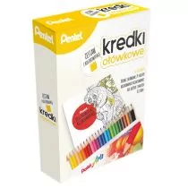 Pentel Zestaw kredki ołówkowe + malowanka - Przybory szkolne - miniaturka - grafika 2